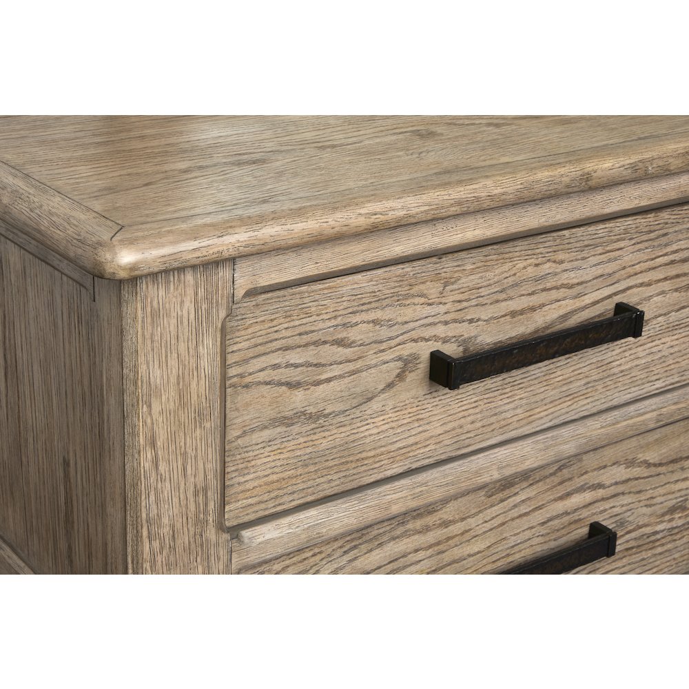 Claremont Smokey Taupe Double Drawer Dresser. Picture 5