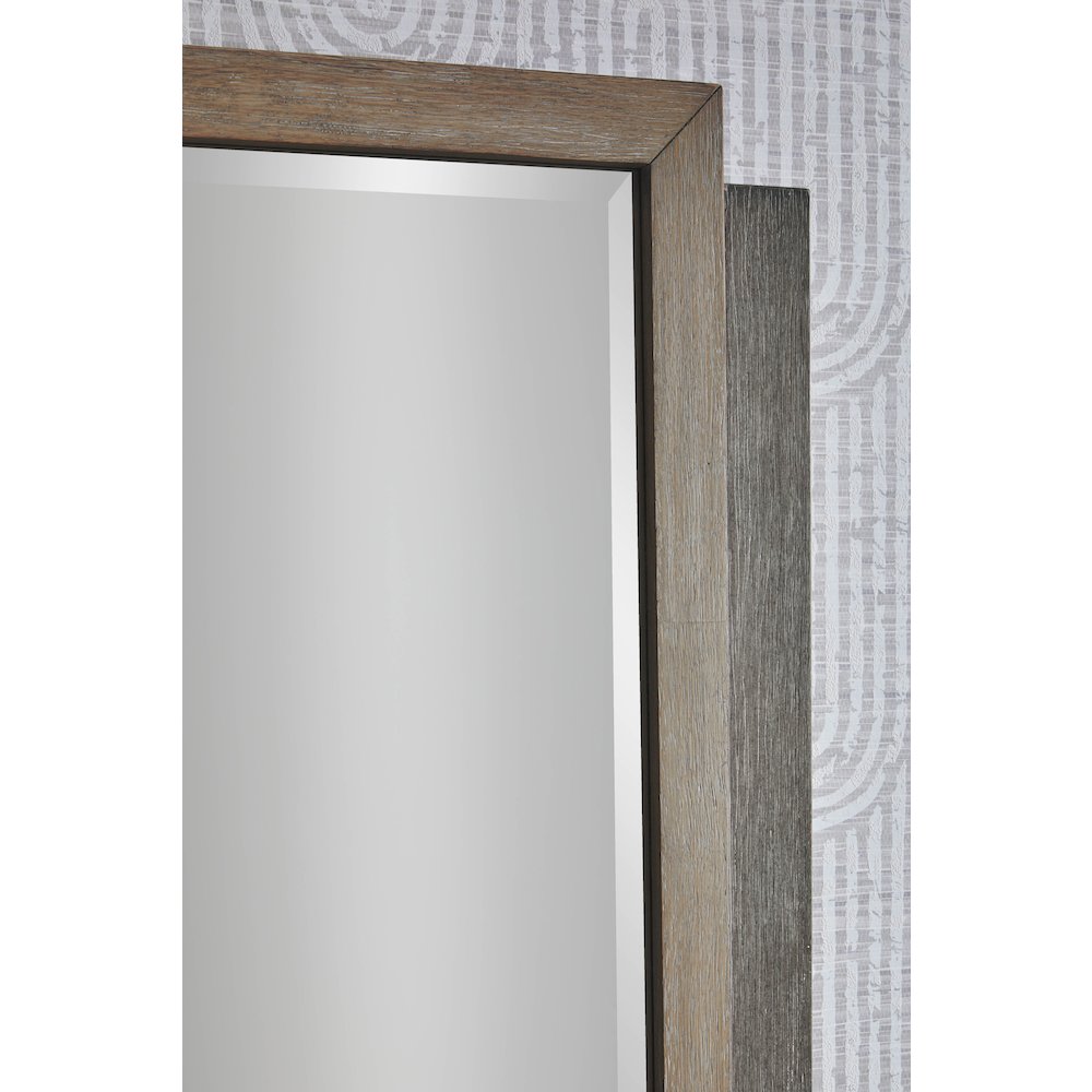 Pulaski Anderson Park Moose Trail And Frontier Brown Dresser Mirror. Picture 5