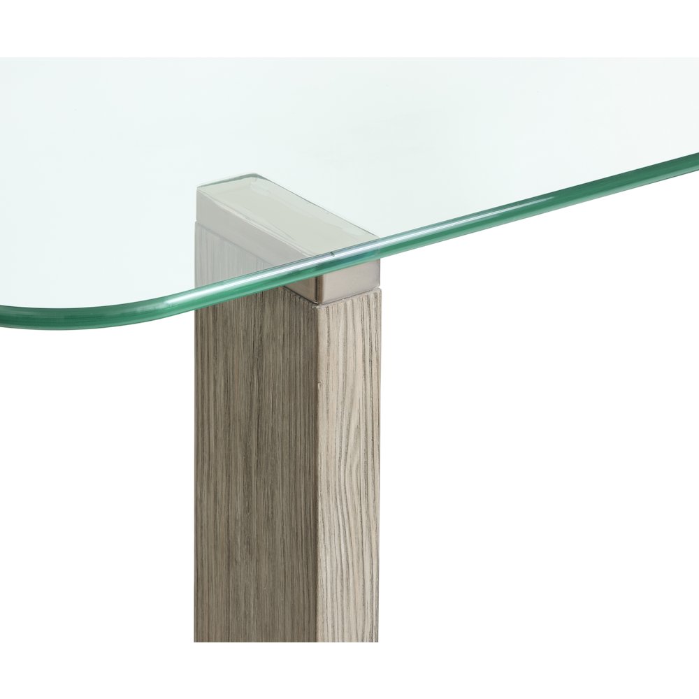 Bartlett Smokey Pine Rectangular Sofa Table. Picture 5