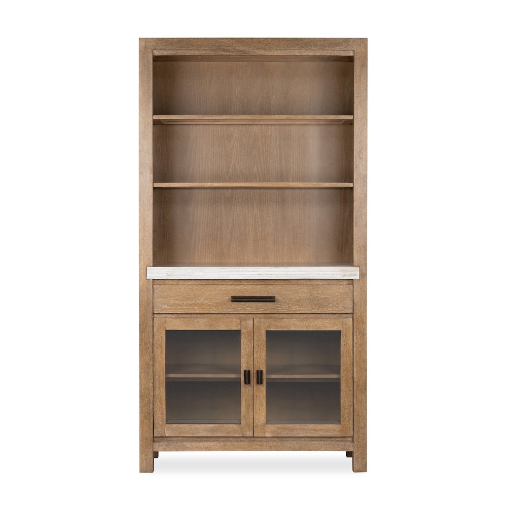 Plum Creek Sierra Brown Display Cabinet. Picture 3