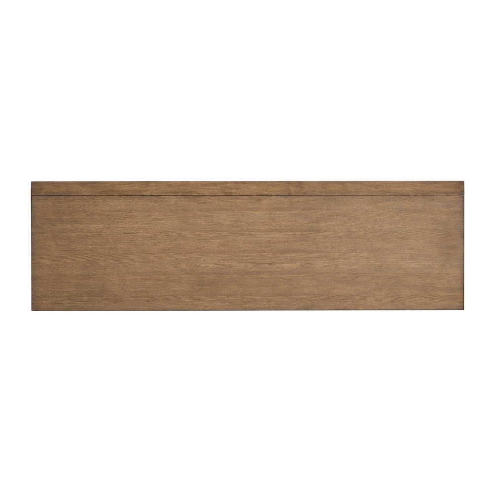 Callisto Bourbon Brown Double Drawer Dresser. Picture 6