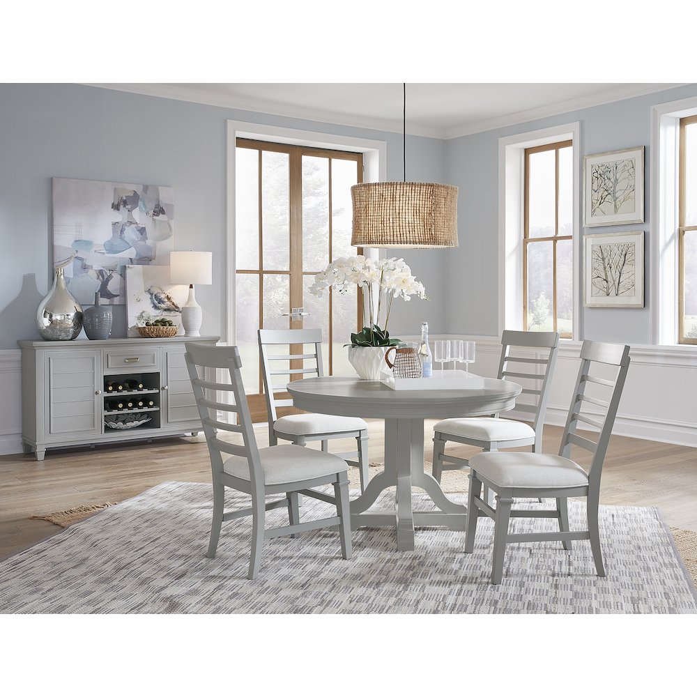 Charleston Harbor Gray Grey Server. Picture 10
