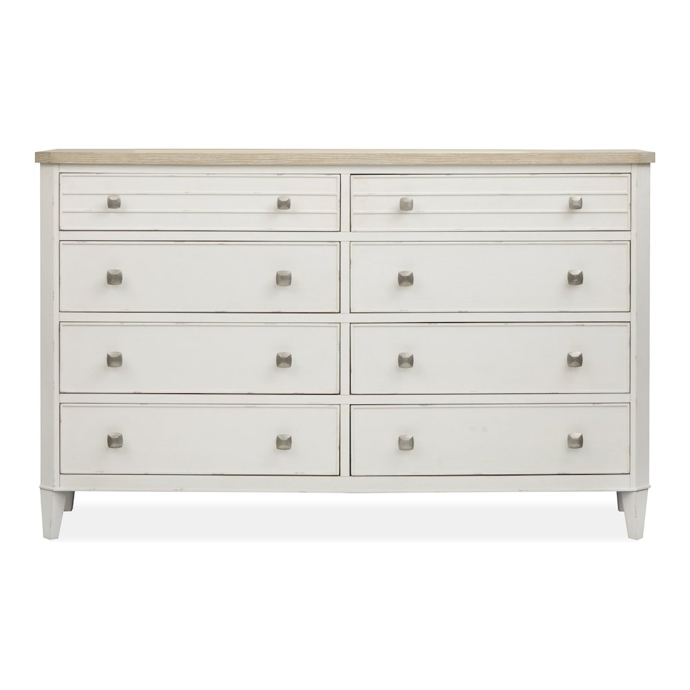 Echo Isles Sea Pearl And Driftwood Double Drawer Dresser. Picture 2