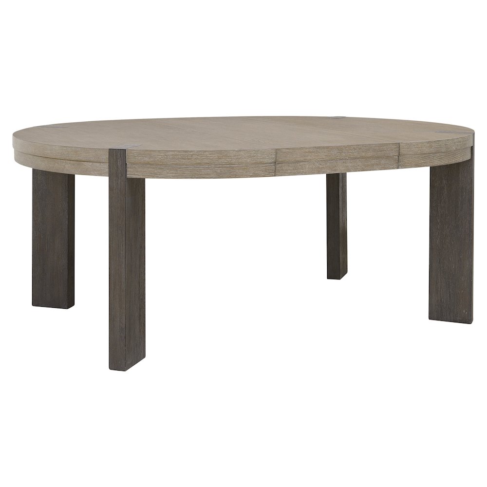 Pulaski Anderson Park Moose Trail And Frontier Brown Round Dining Table. Picture 2