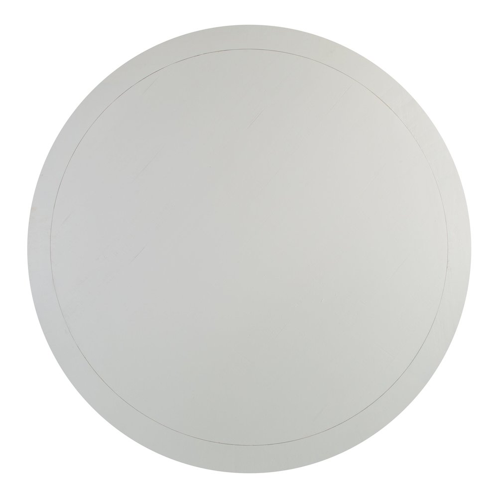 Heron Cove Chalk White And Dovetail Grey 52" Round Dining Table. Picture 3