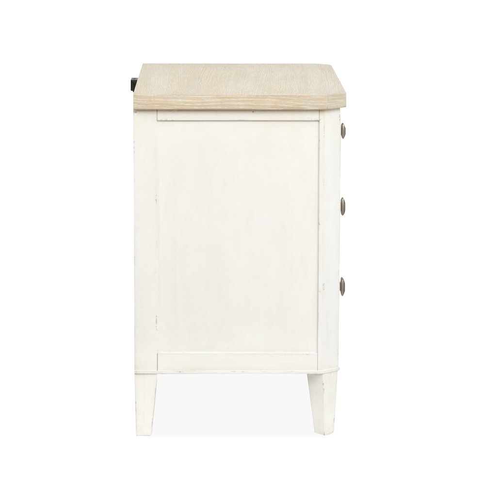 Echo Isles Sea Pearl And Driftwood Drawer Nightstand. Picture 3