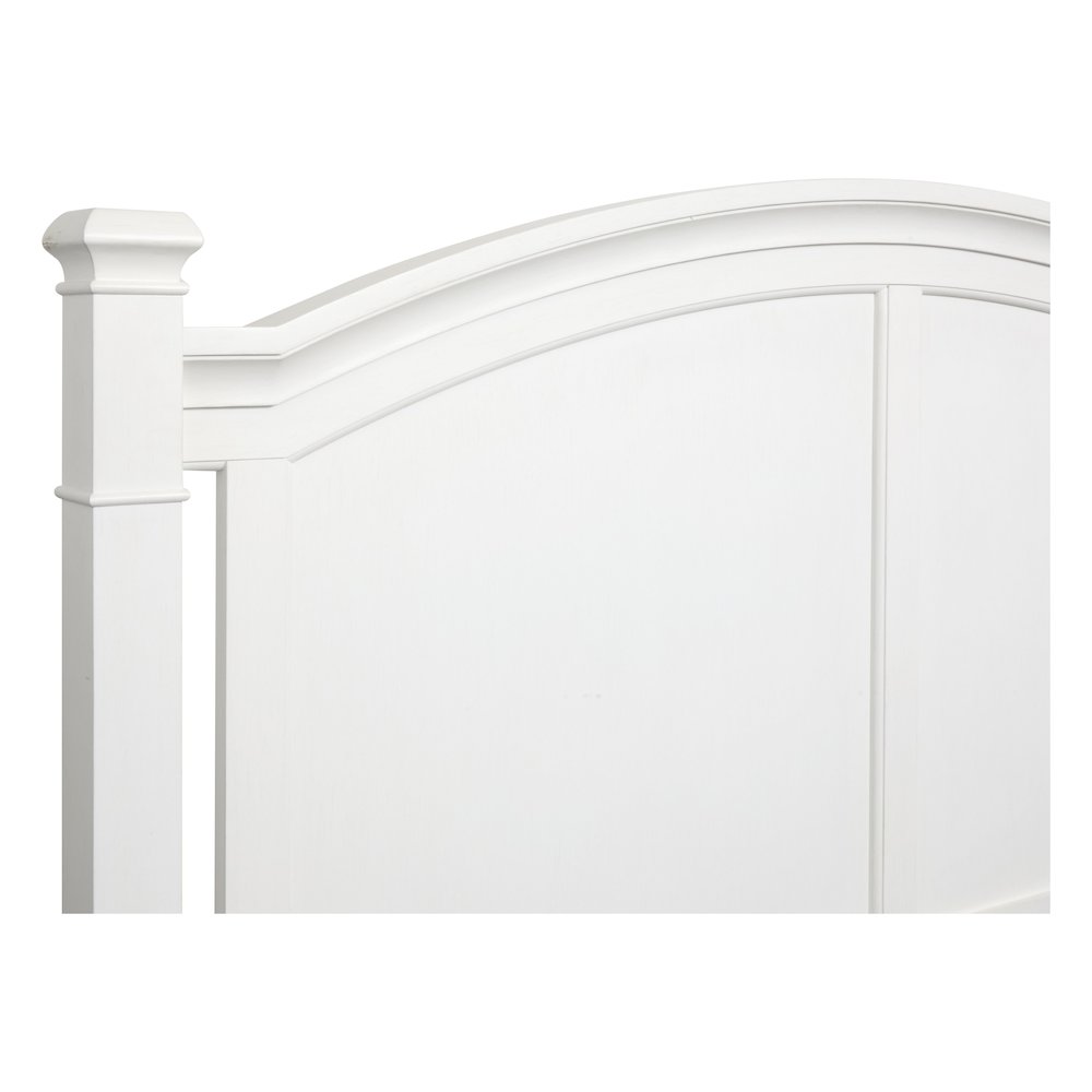 Kingston Whisper White And Cerused Nutmeg Queen Panel Storage Bed. Picture 5