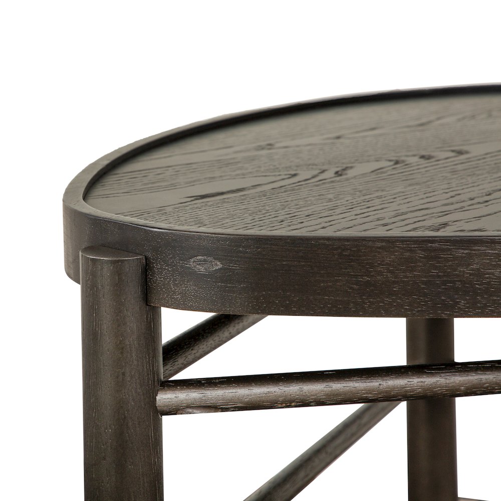 Hadleigh Black Coffee Bean Shaped Nesting Cocktail Table. Picture 8