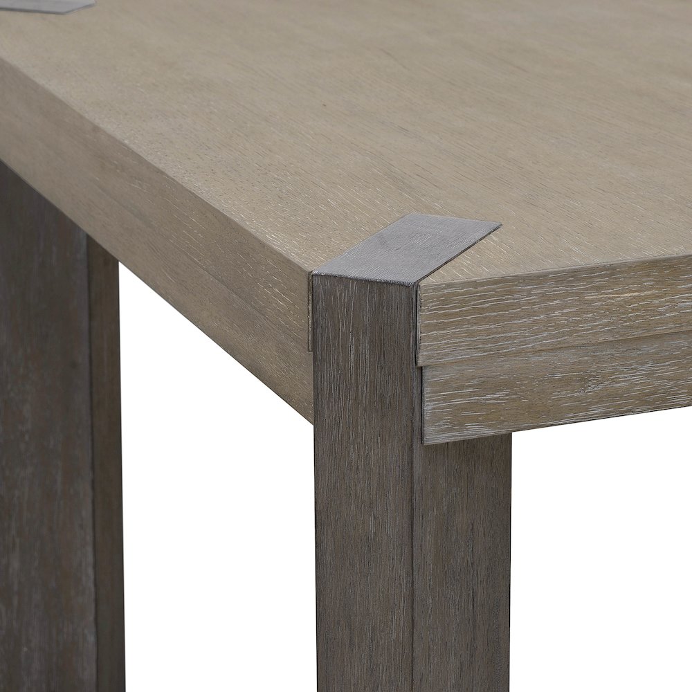 Pulaski Anderson Park Moose Trail And Frontier Brown Leg Dining Table. Picture 6