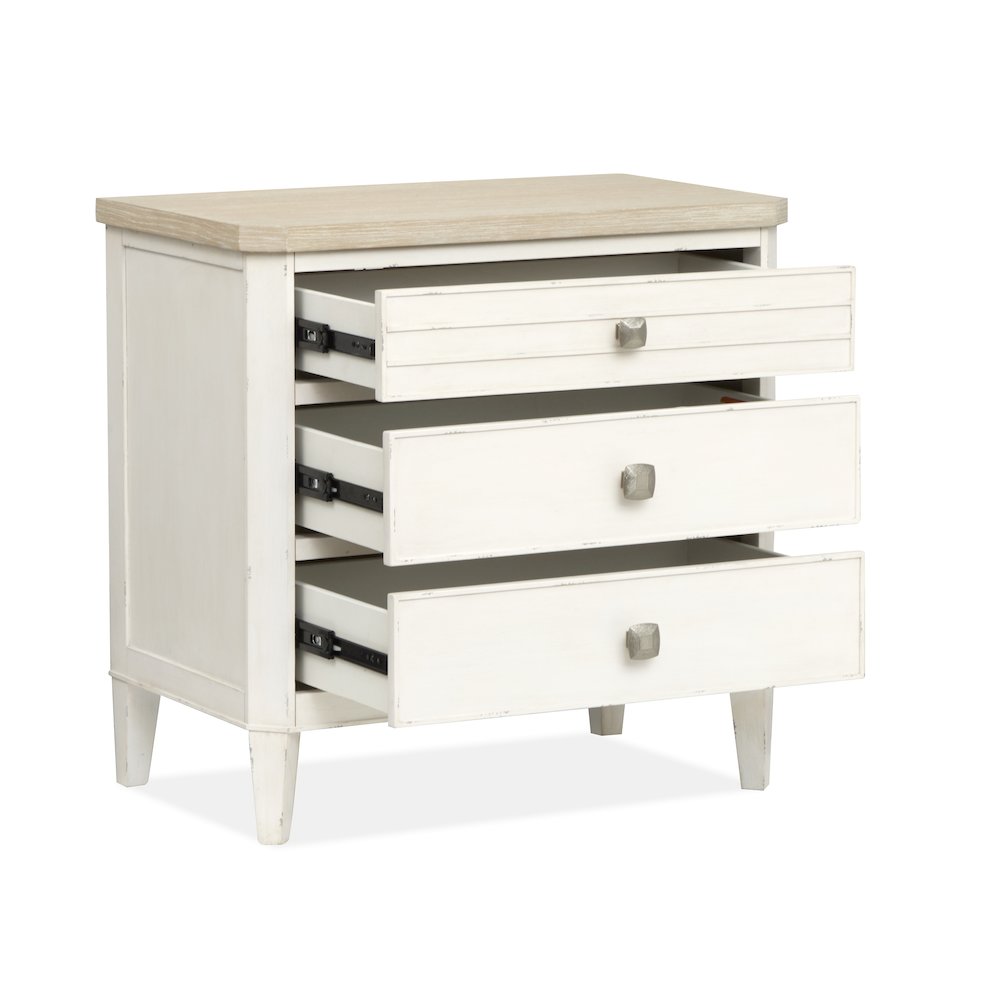 Echo Isles Sea Pearl And Driftwood Drawer Nightstand. Picture 4