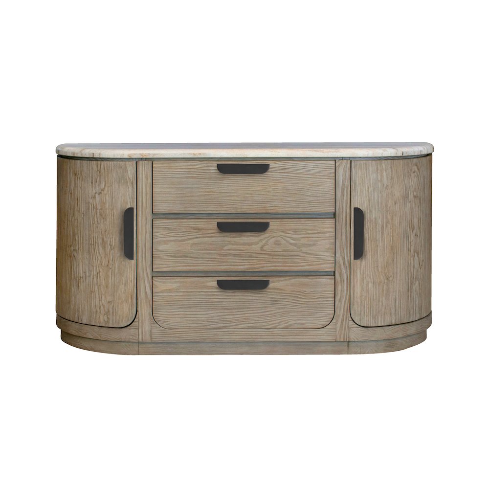 Braelyn Dorian Grey Stone Top Buffet. Picture 2