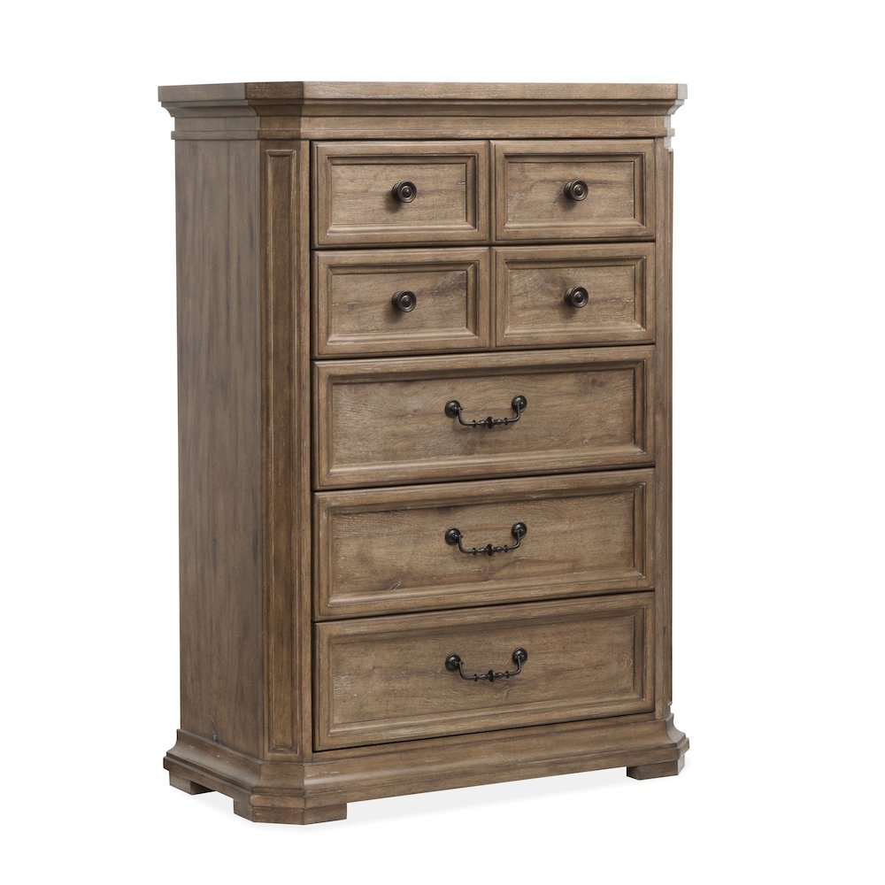 Adler Court Florentine Walnut Drawer Chest. Picture 1
