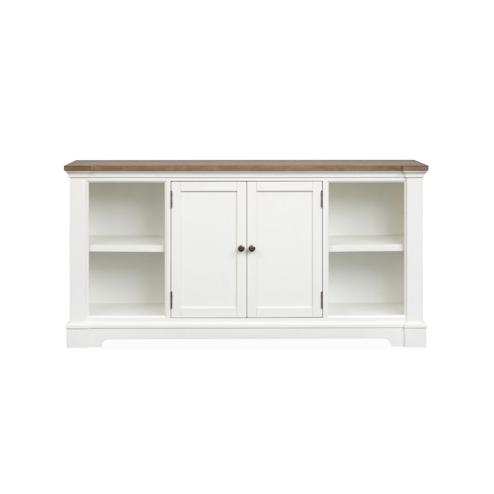Kingston Whisper White And Cerused Nutmeg Credenza. Picture 2