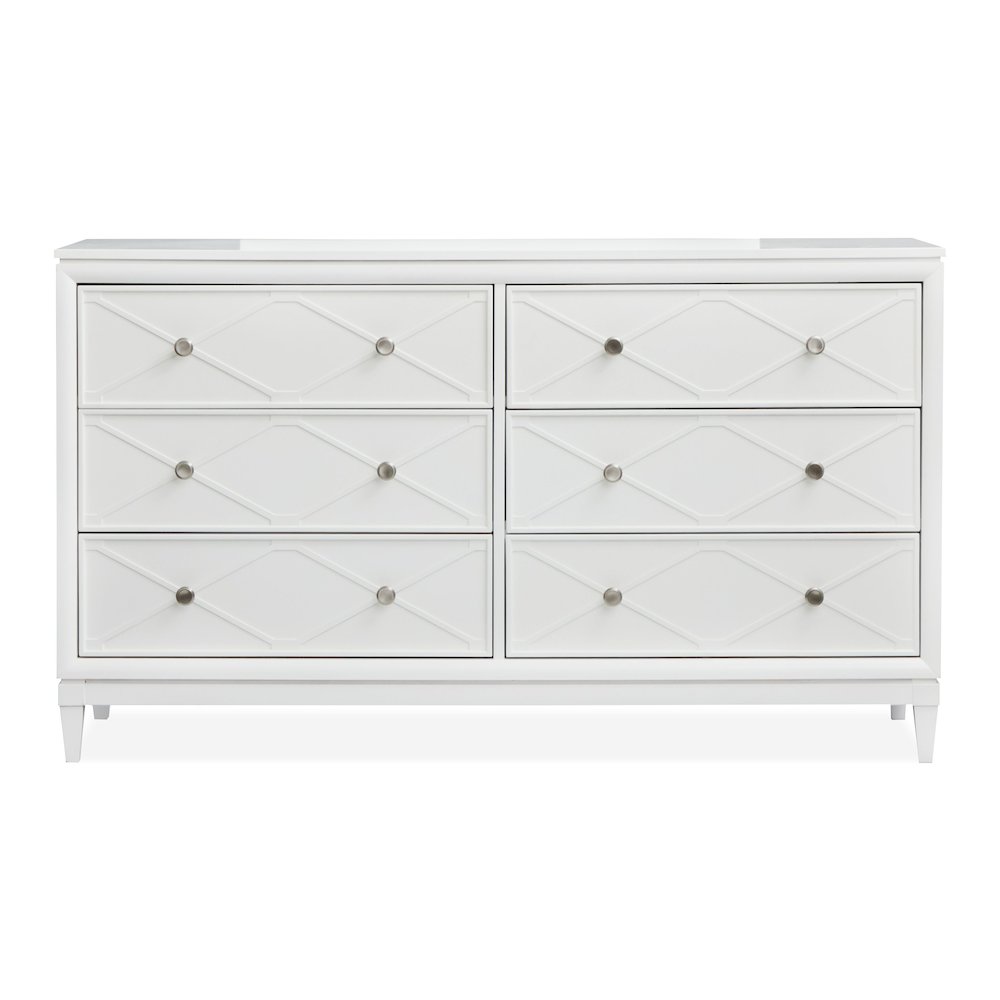 Springhouse Whisper White Double Drawer Dresser. Picture 2
