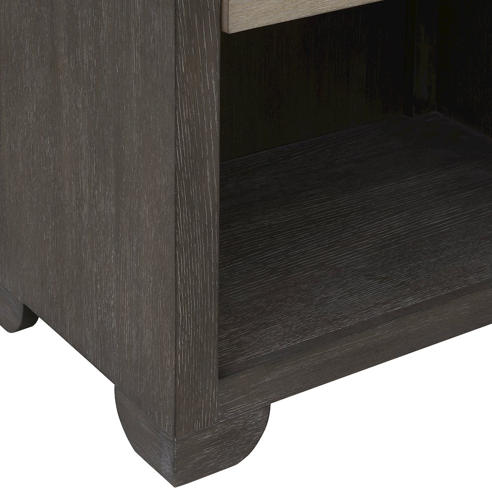 Pulaski Anderson Park Moose Trail And Frontier Brown Open Nightstand. Picture 7