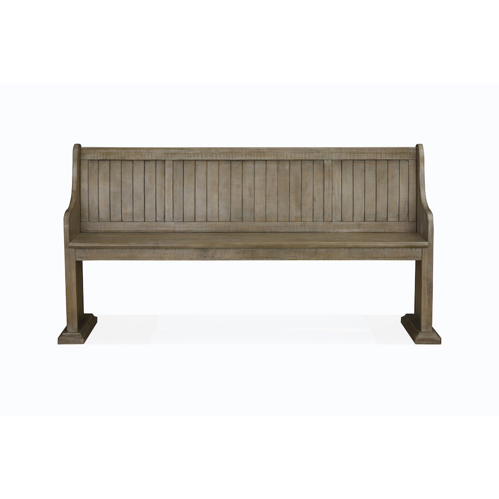 Tinley Park Dove Tail Grey Bench. Picture 2