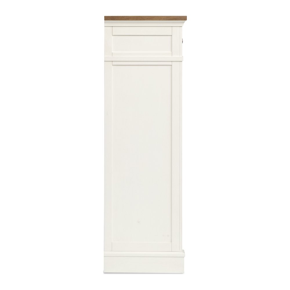 Kingston Whisper White And Cerused Nutmeg Drawer Chest. Picture 3