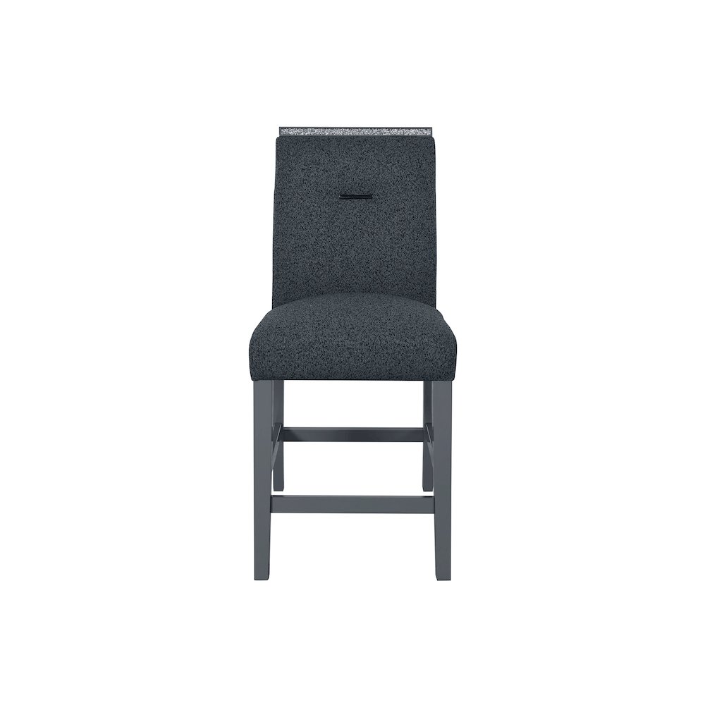Monaco Dark Grey Bar Table And 8 Monaco Dark Grey Bar Stools. Picture 3