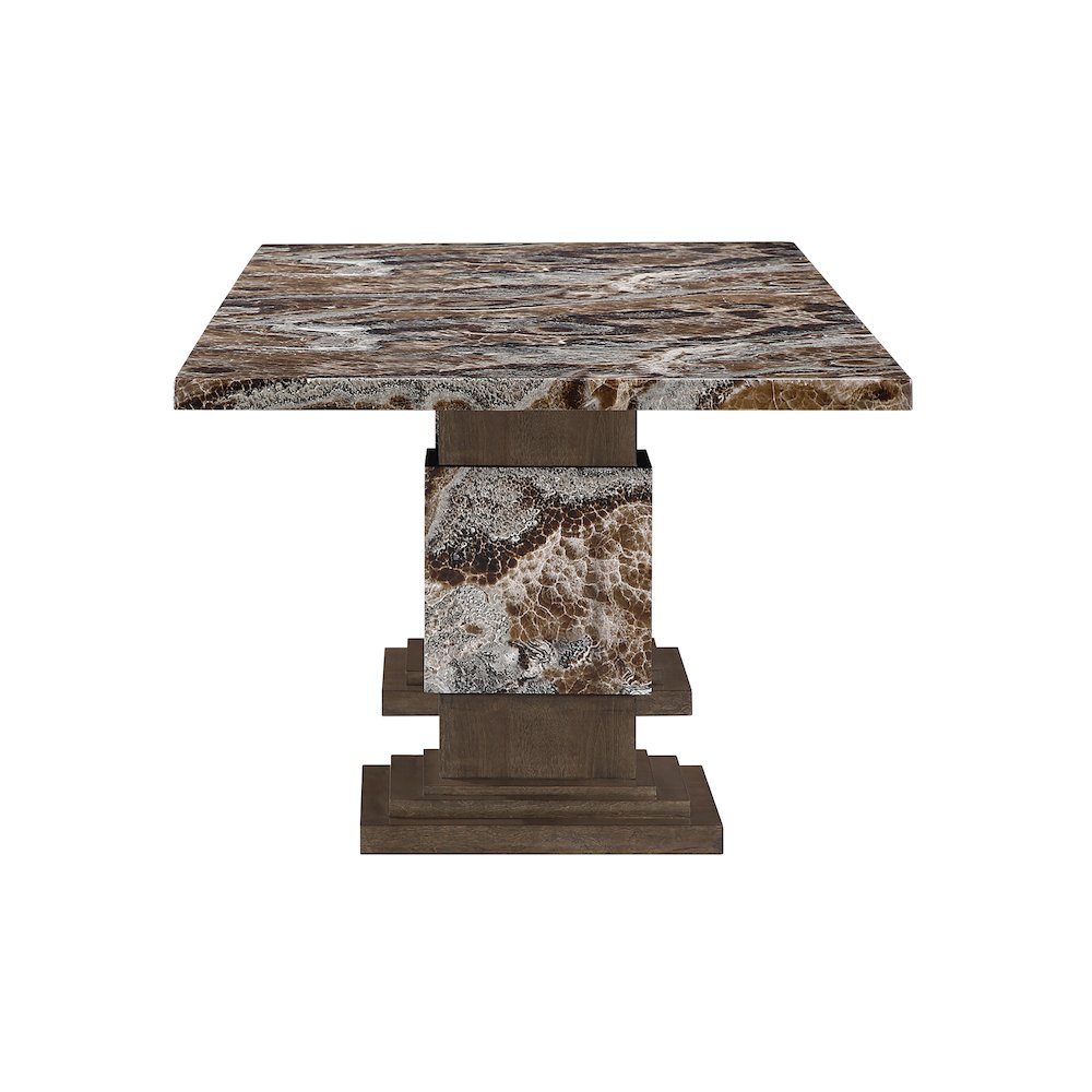 D12 Brown Dining Table. Picture 3