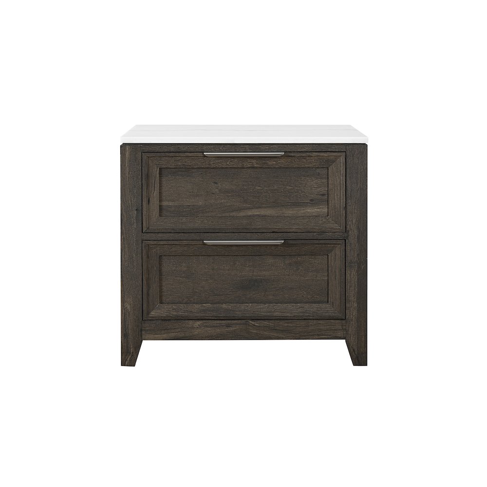 Mariah Dark Brown Nightstand. Picture 1