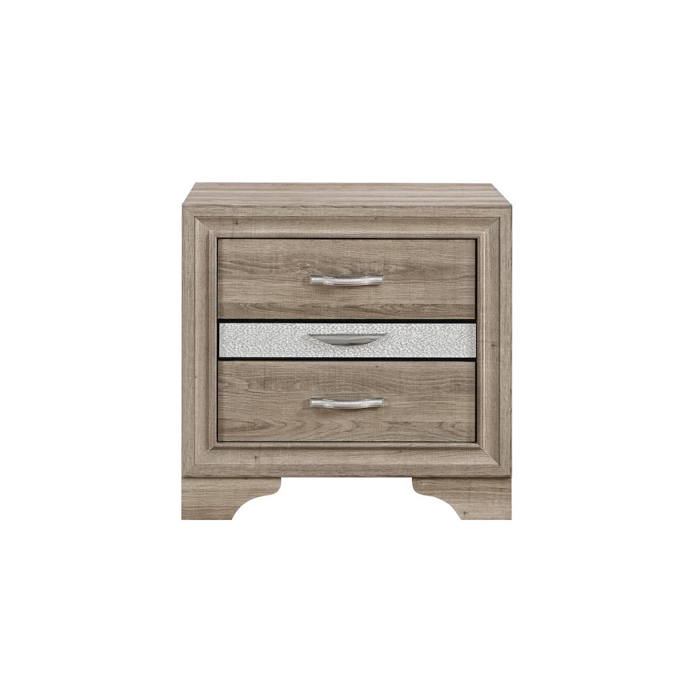 Seville Natural Nightstand. Picture 1