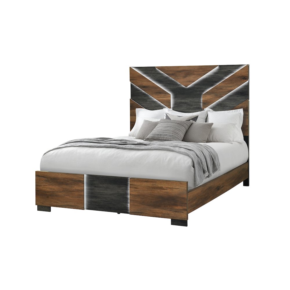 Optimus Brown/Black Full Bed. Picture 2
