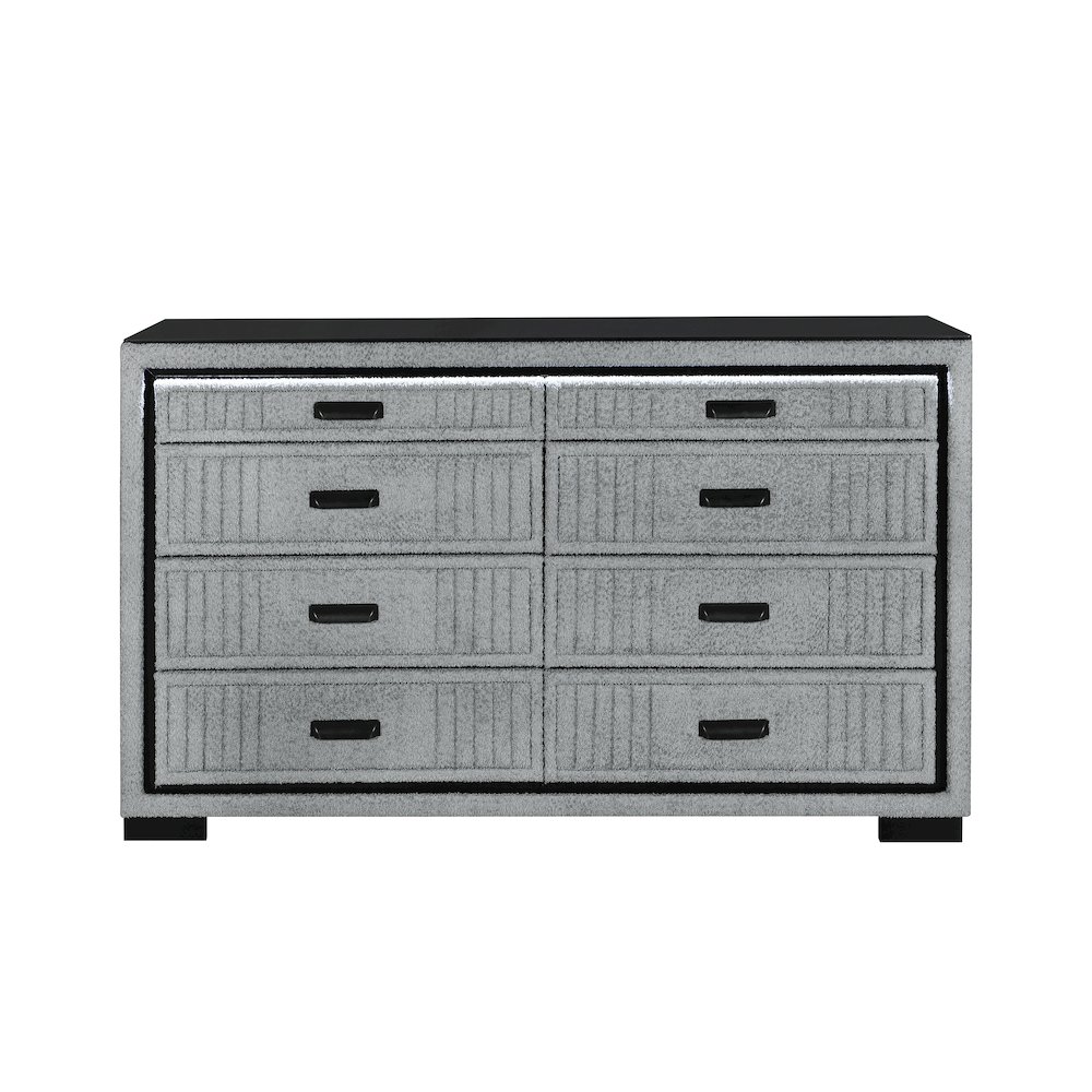 Isabella Grey Dresser With Led. Picture 1