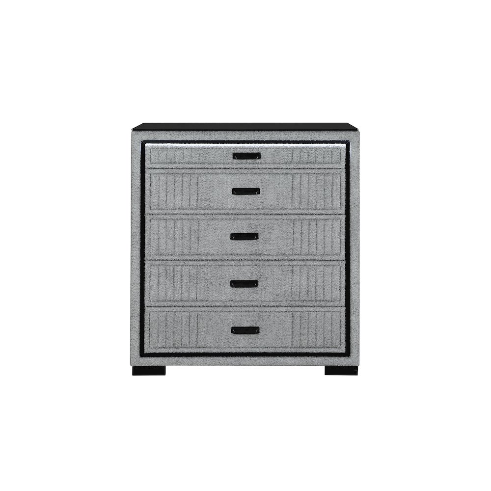 Isabella Grey Chest With Led. Picture 1