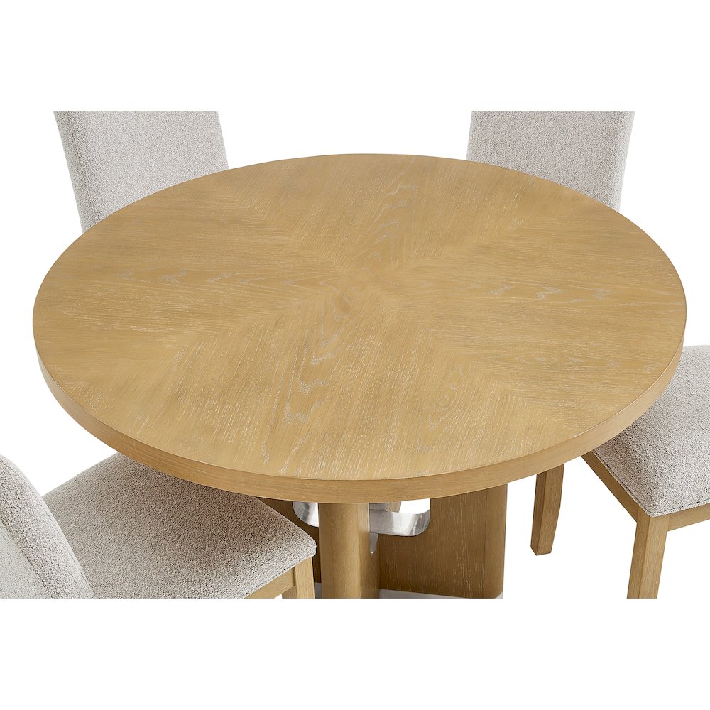 D3124 Natural Dining Table 48". Picture 3