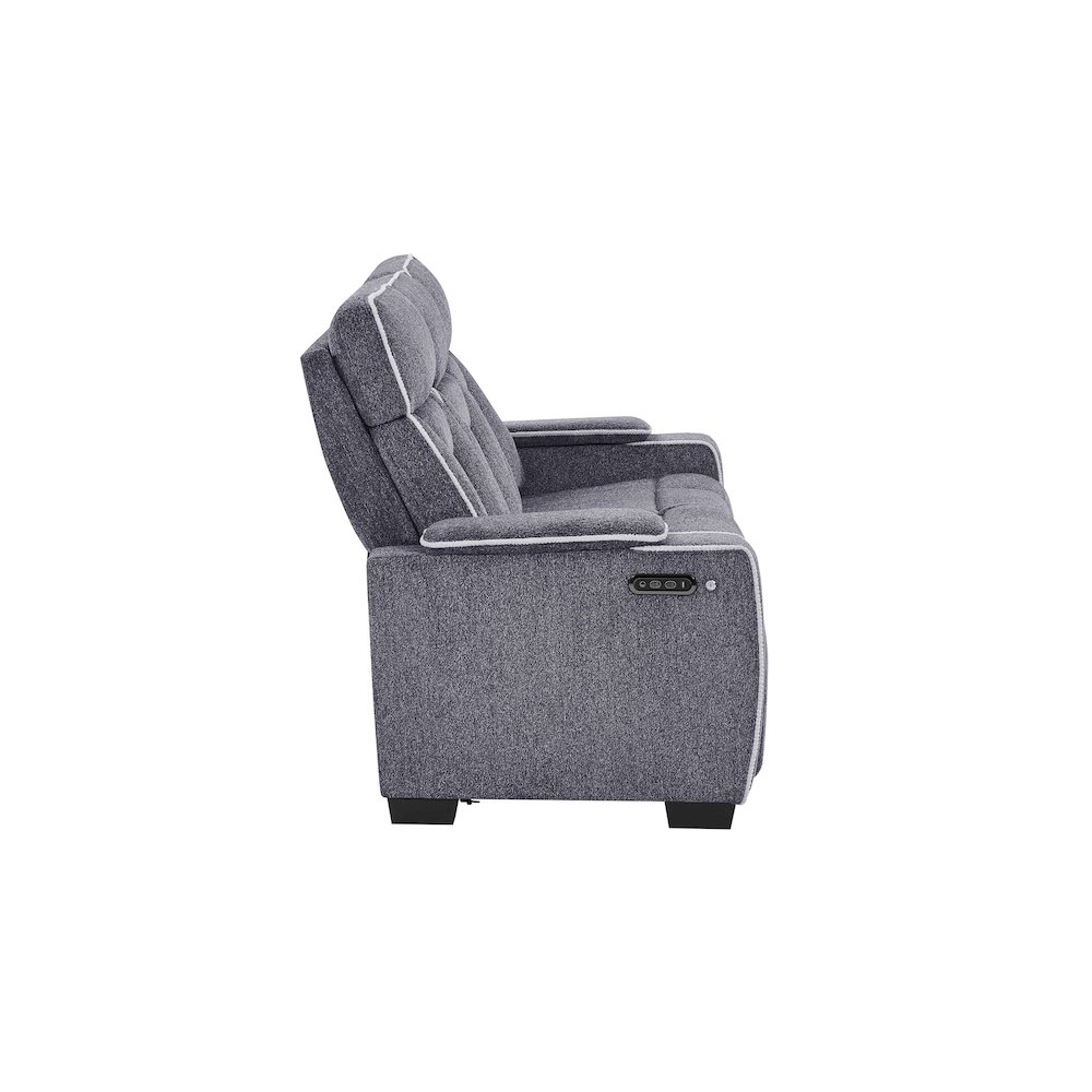 U1895 Grey P2 Reclining Sofa With Is And Led. Picture 3