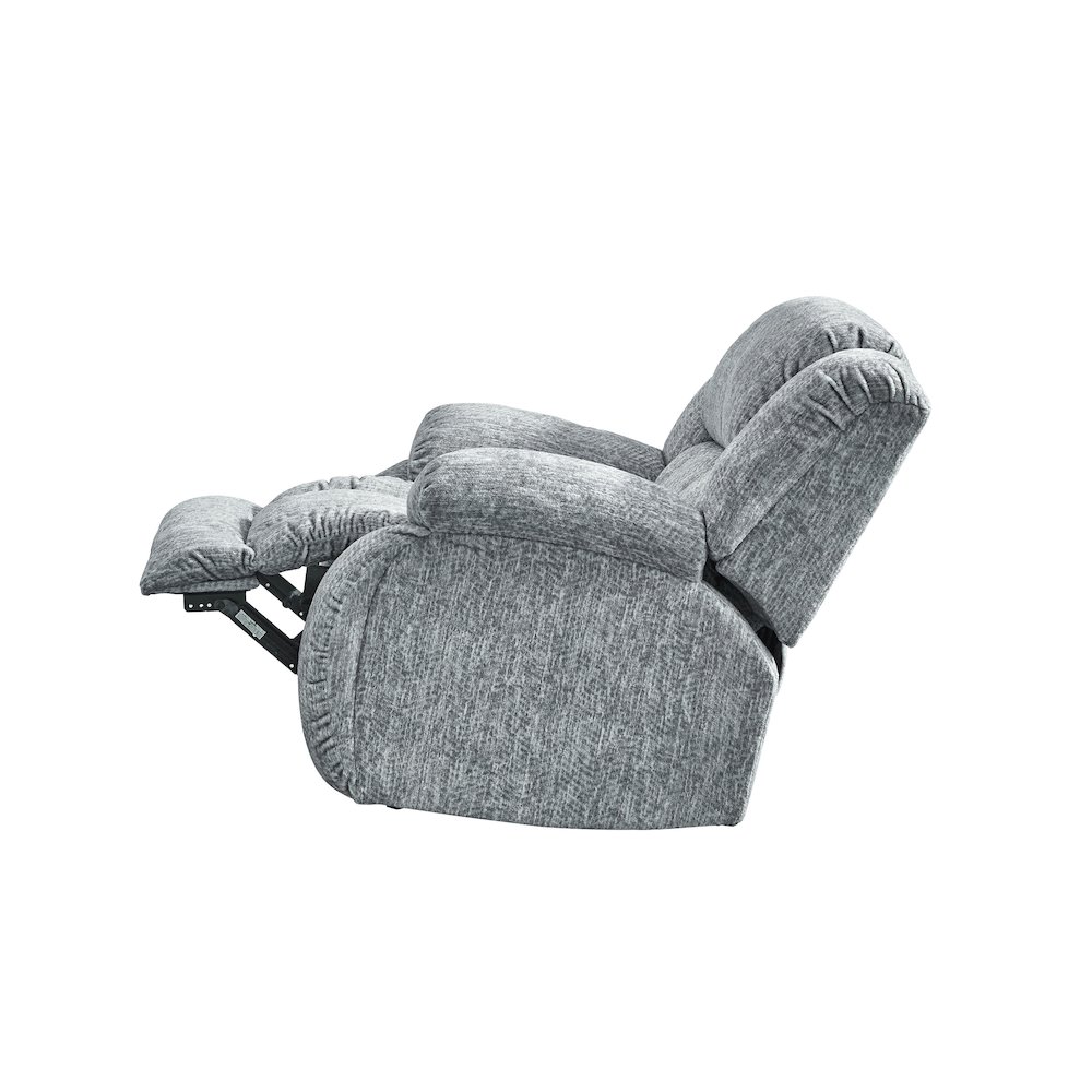 Transitional Glider Recliner, Grey. Picture 2