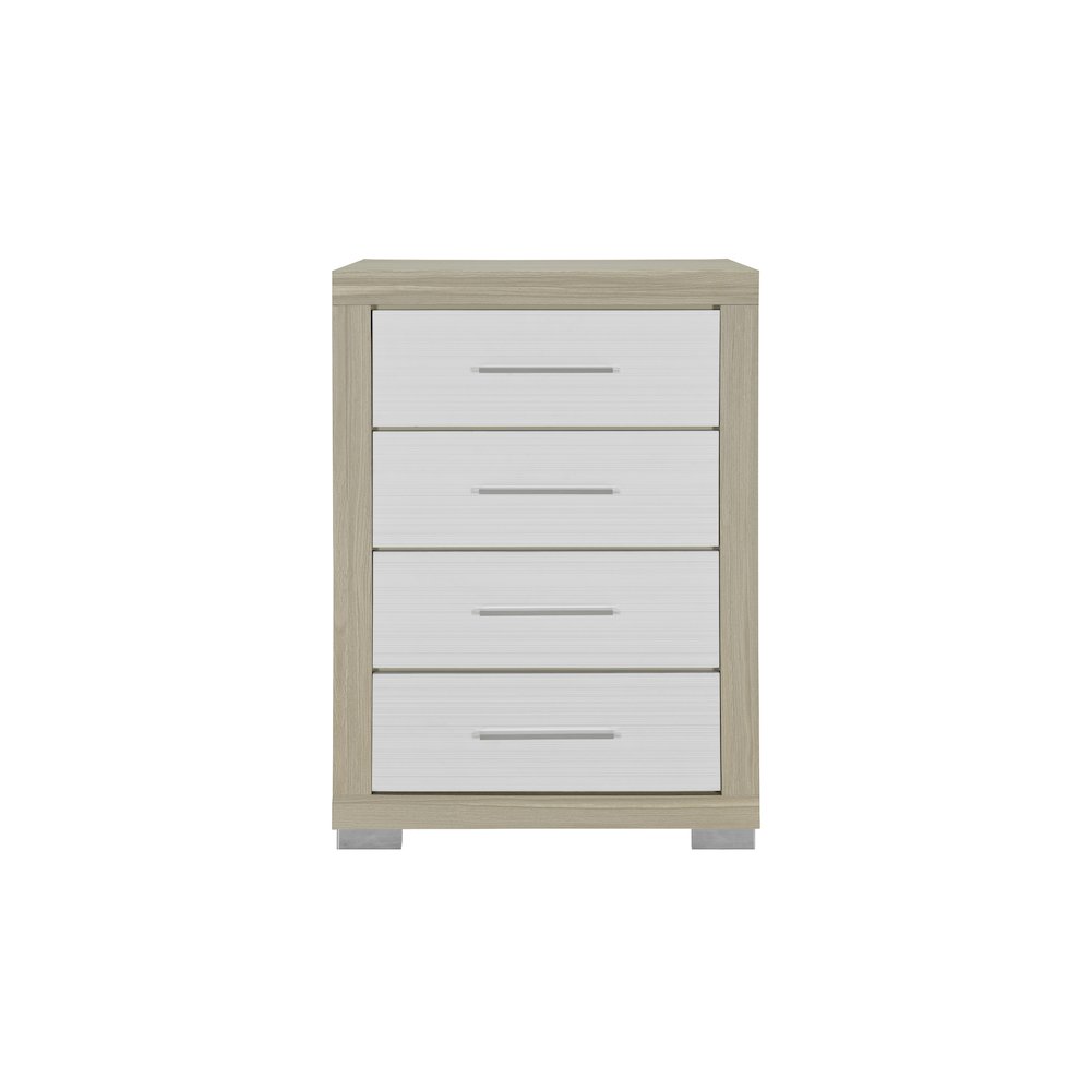 Emma Natural/White Chest. Picture 1