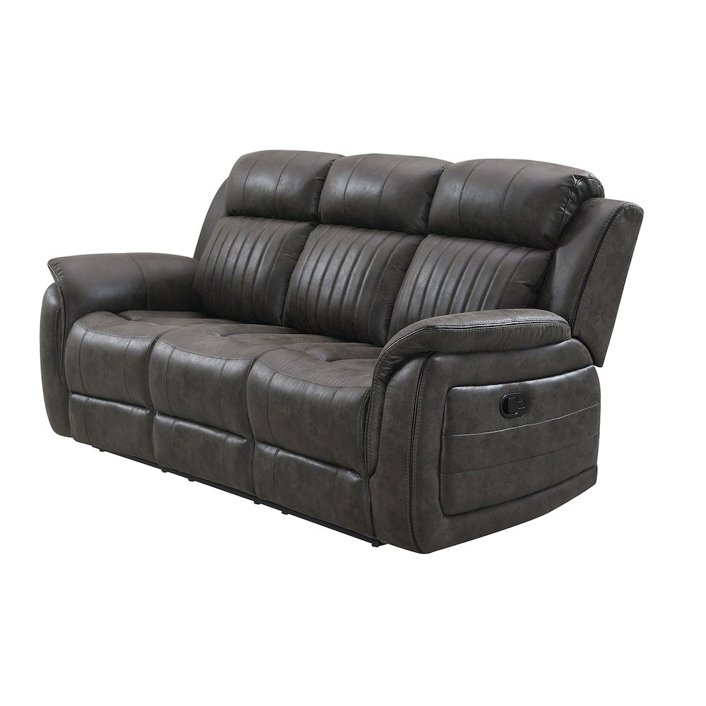 U8517 Grey Reclining Sofa. Picture 2