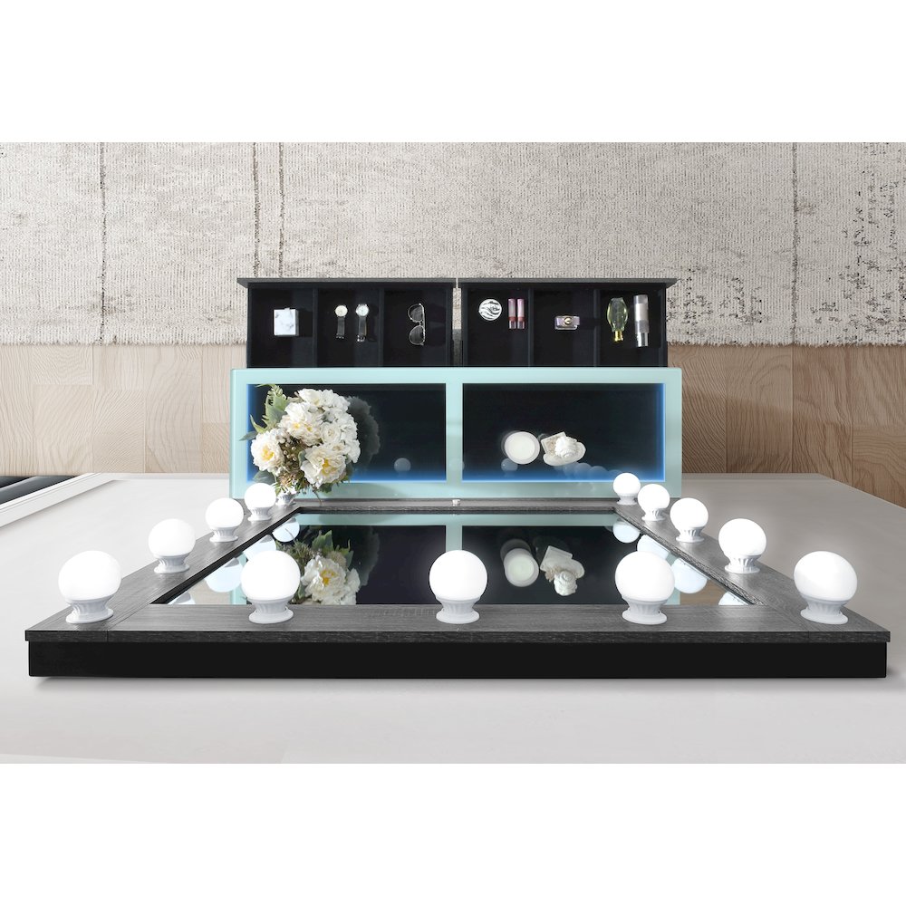 Lexi Grey Vanity With Speaker. Picture 4