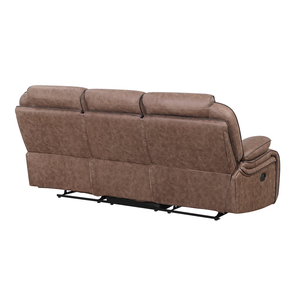 U2250 Brown Reclining Sofa. Picture 4
