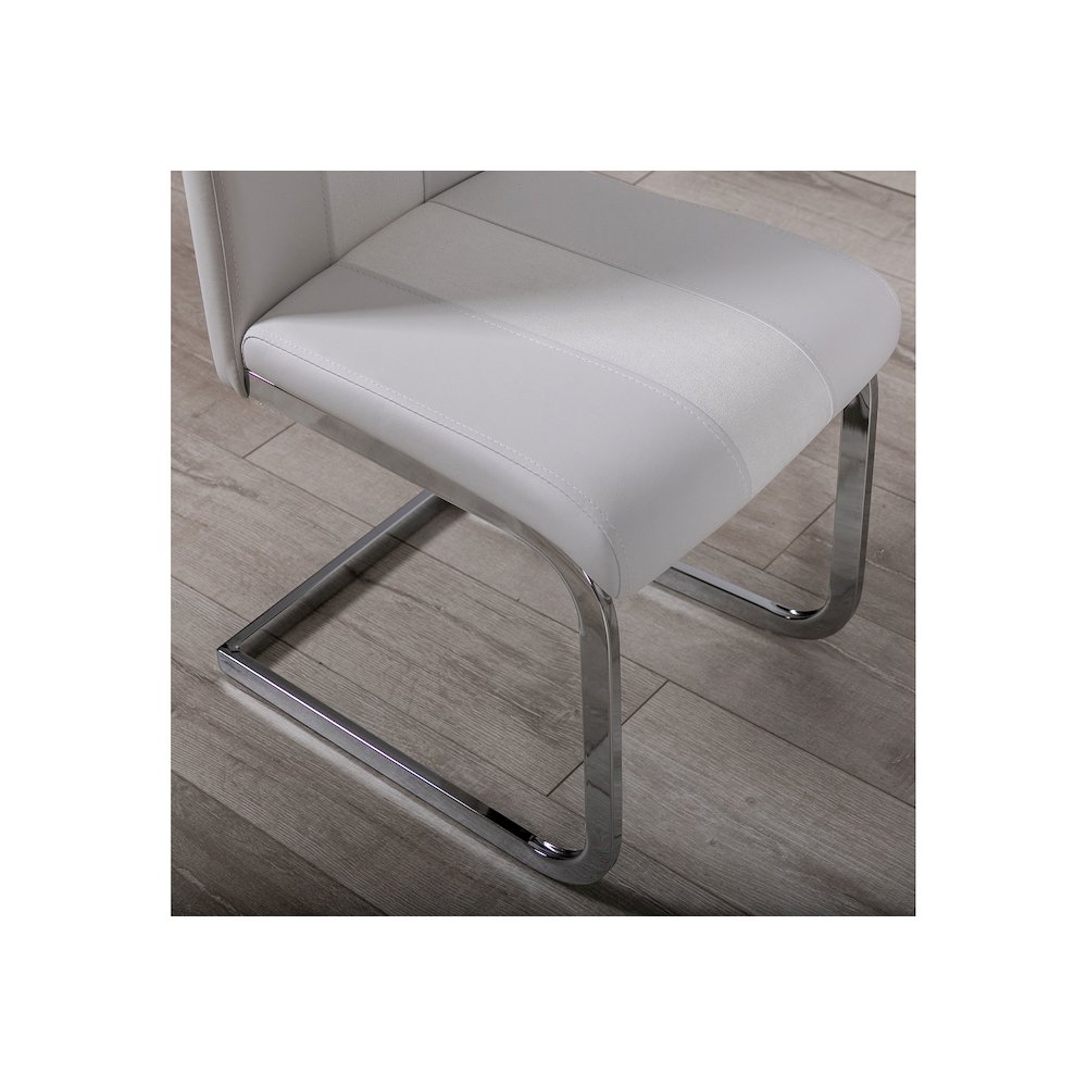 D915 White Dining Chair. Picture 3