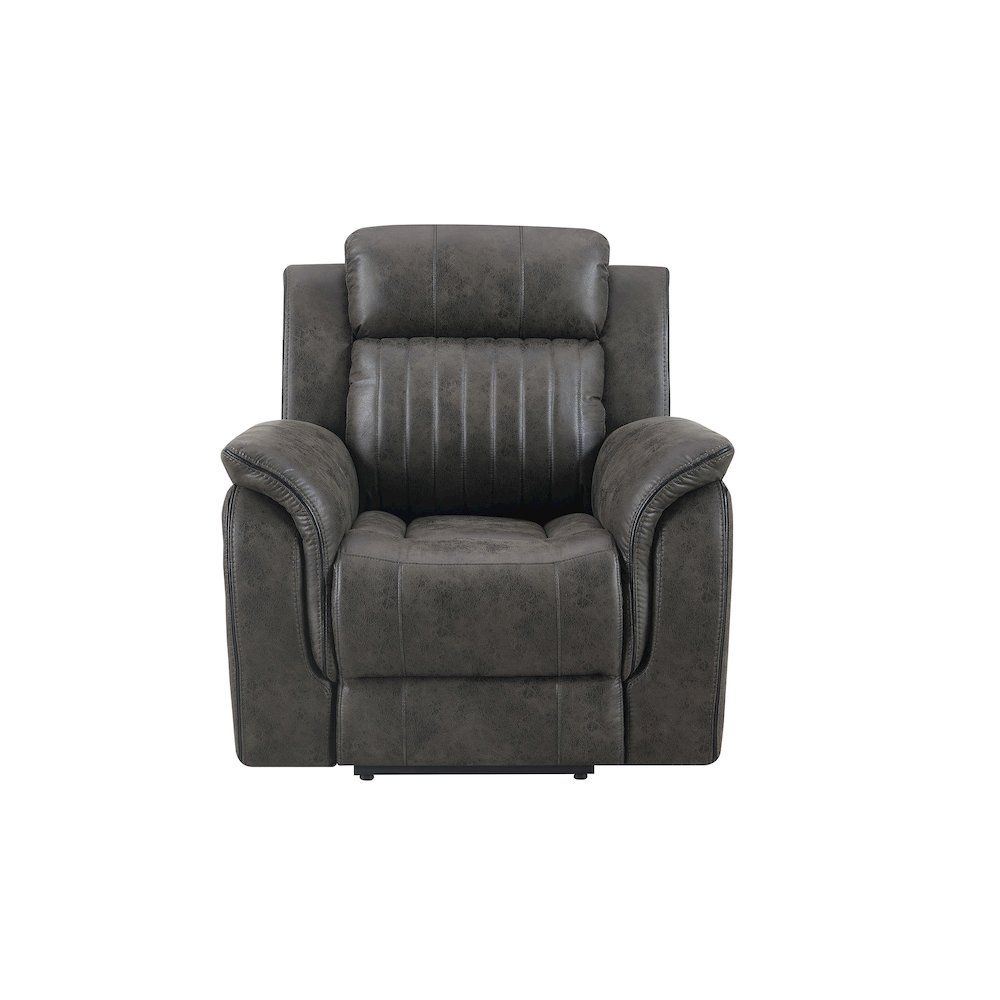 U8517 Grey Glider Recliner. Picture 1