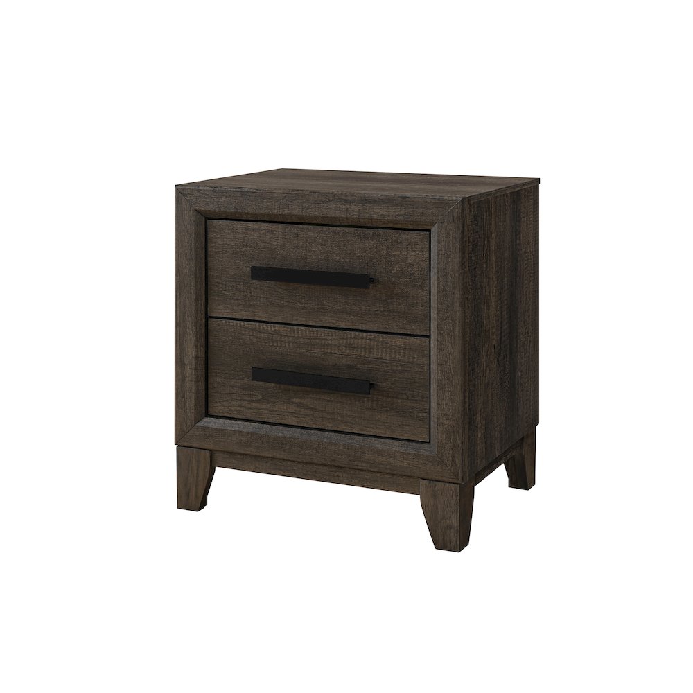 Harmony Brown Nightstand. Picture 2