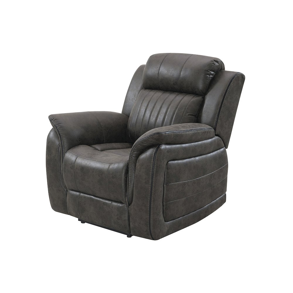U8517 Grey Glider Recliner. Picture 2