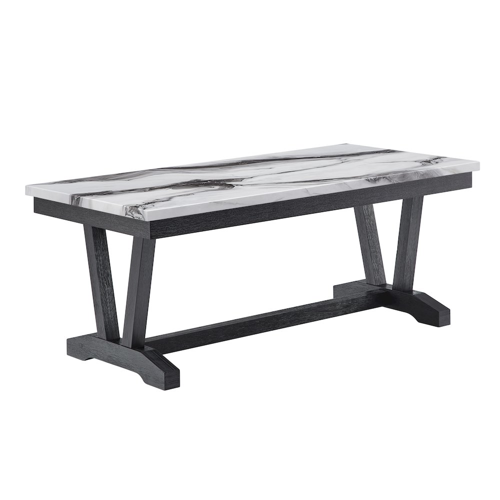 T1319 Blk/Wht Coffee Table. Picture 2