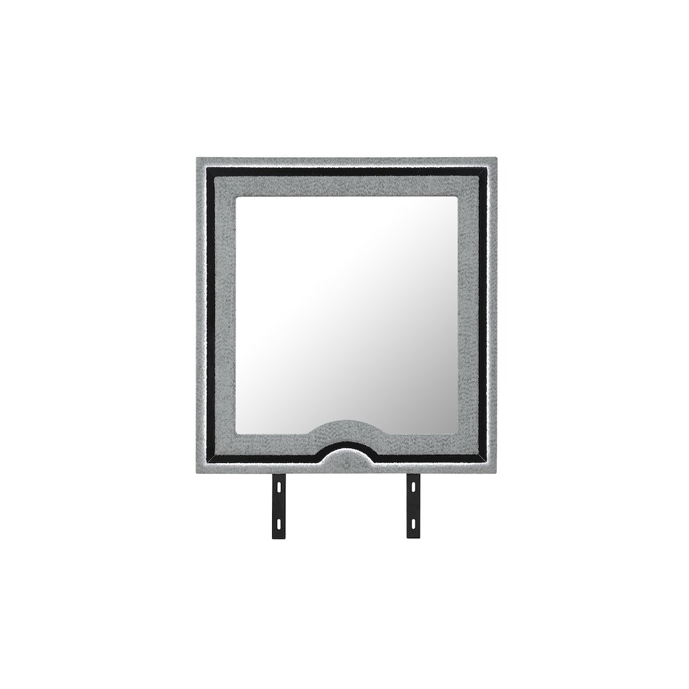 Isabella Grey Mirror With Led. Picture 1