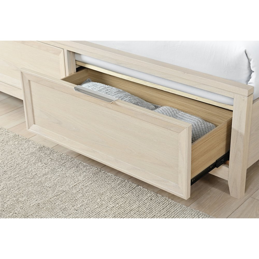 Mariah Beige King Bed. Picture 4