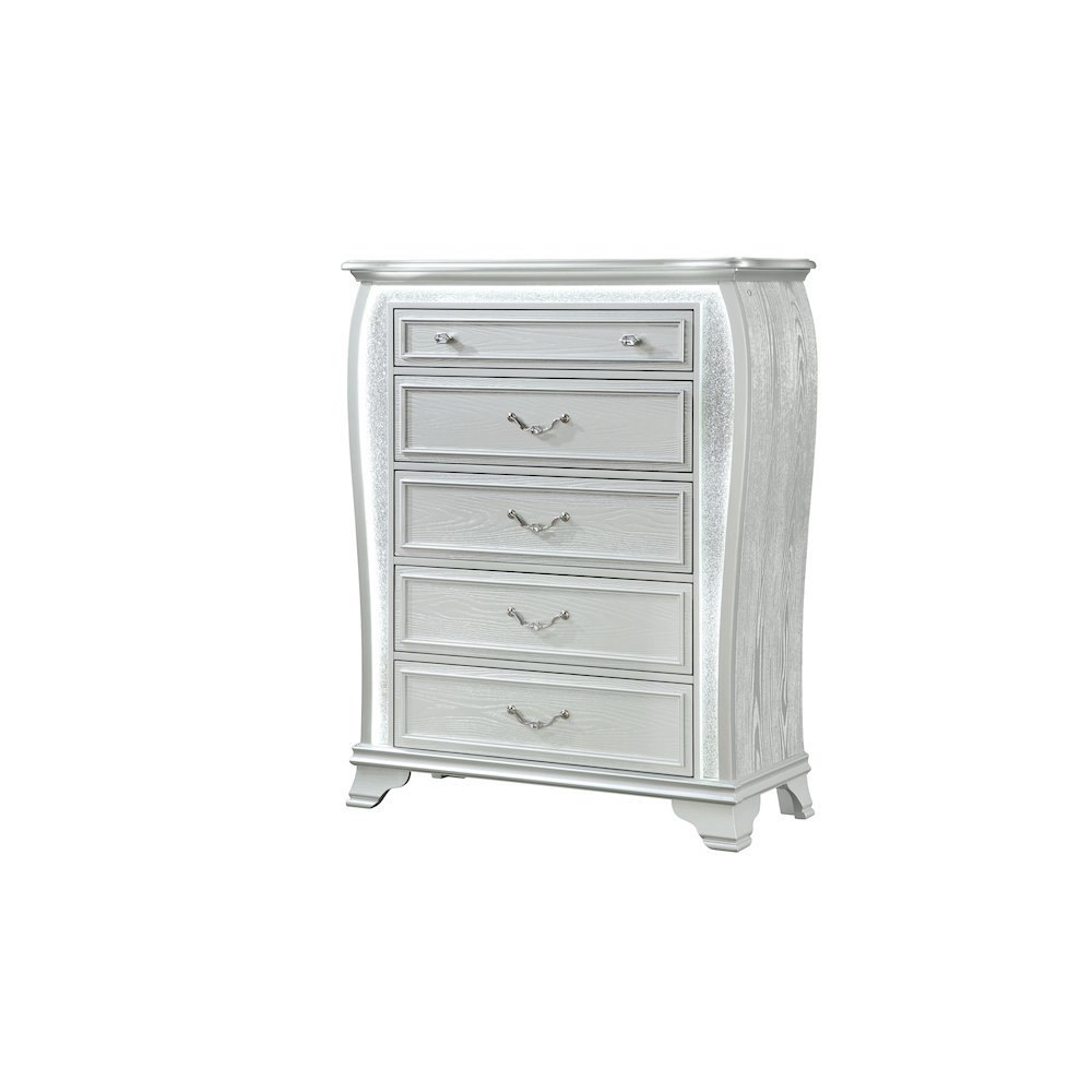 Aria Silver Chest With Led. Picture 2
