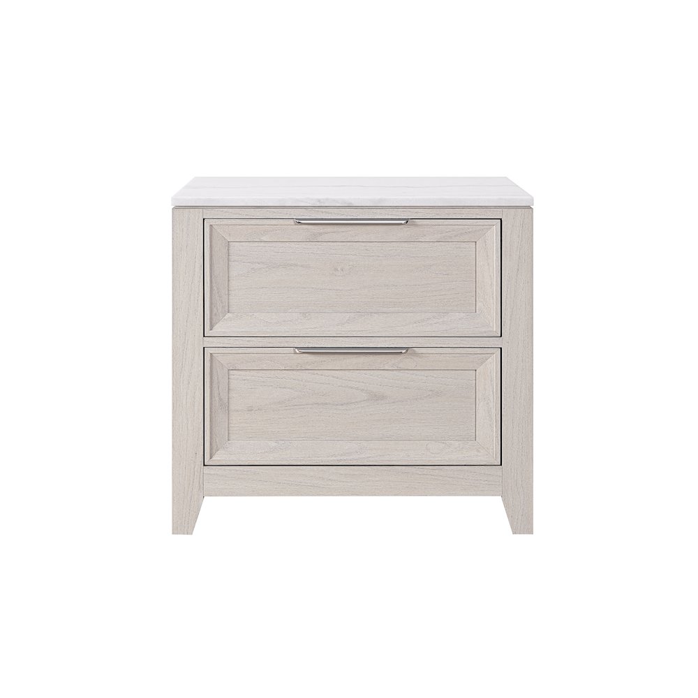 Mariah Beige Nightstand. Picture 1