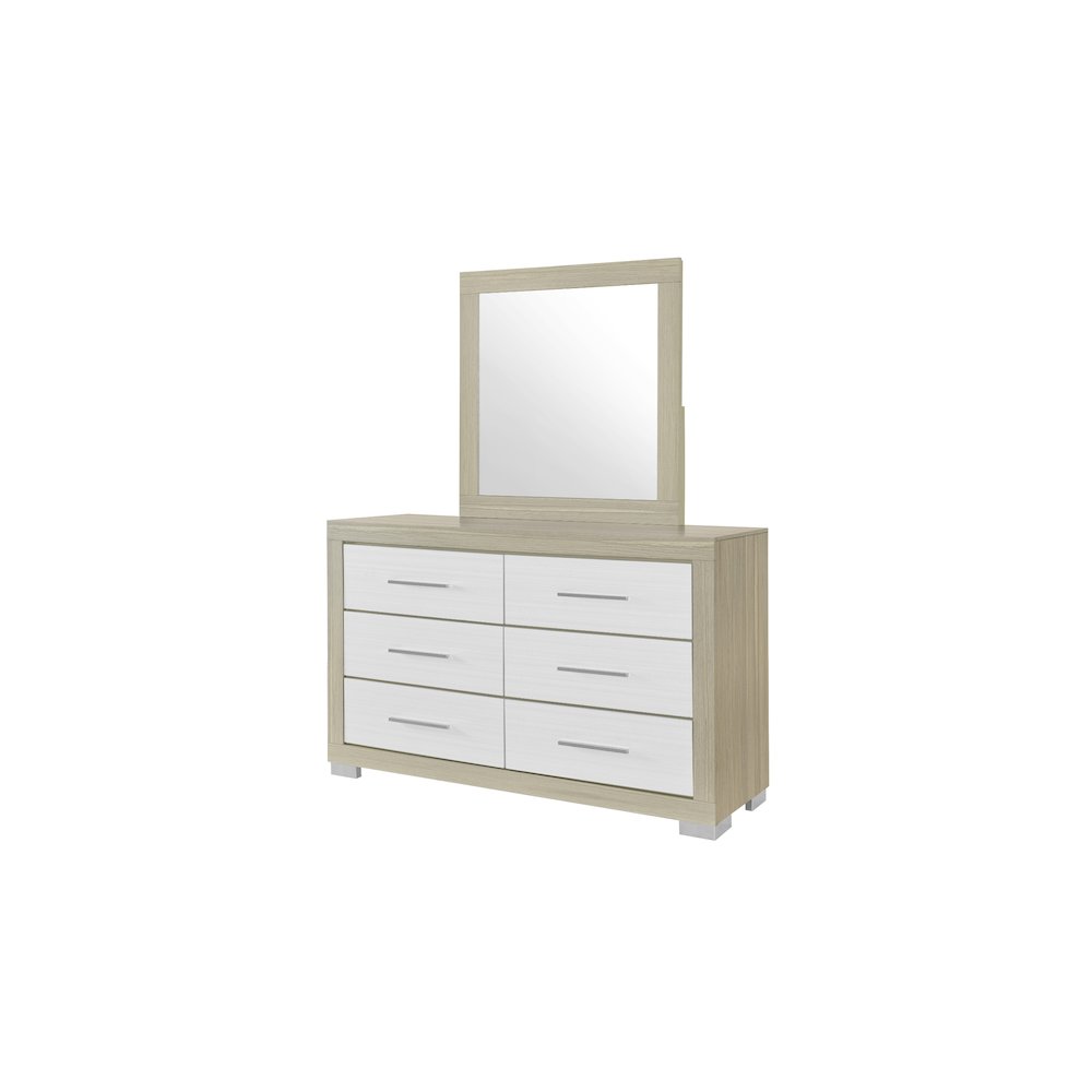 Emma Natural/White Mirror. Picture 3