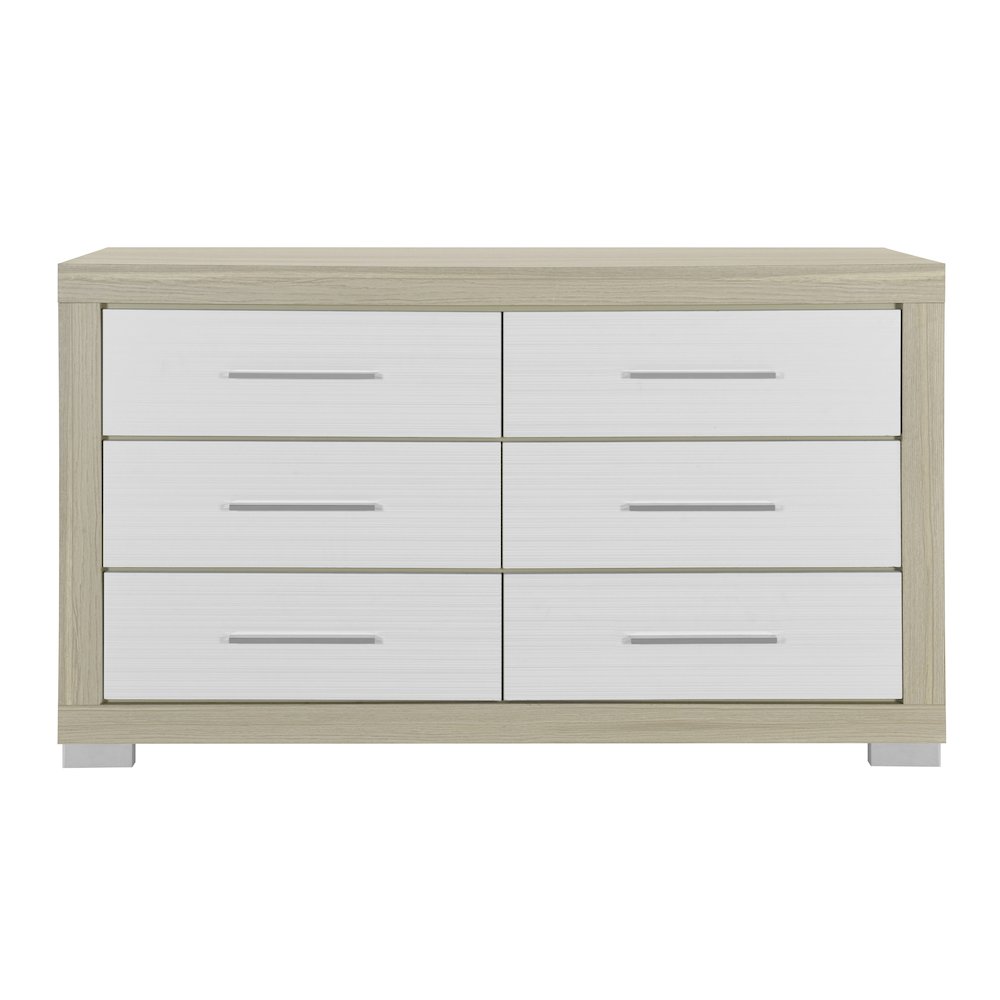 Emma Natural/White Dresser. Picture 1