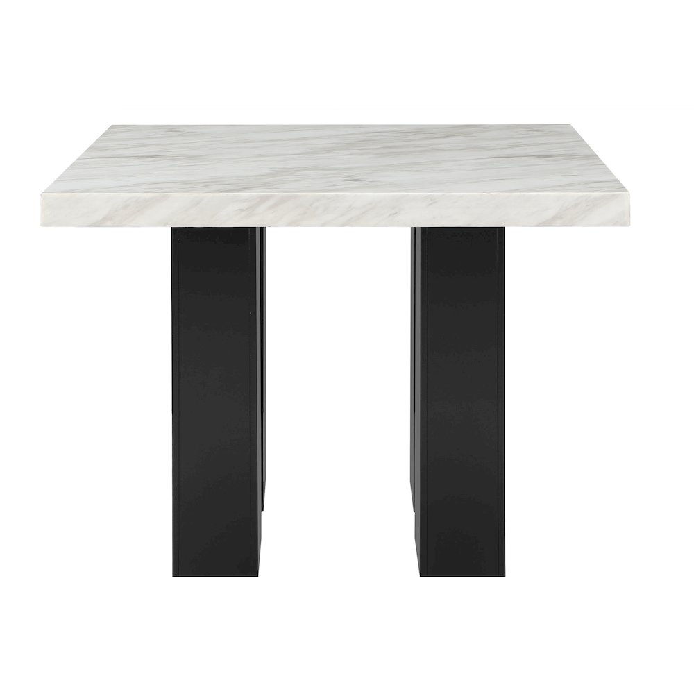 Transitional Bar Table, White. Picture 1