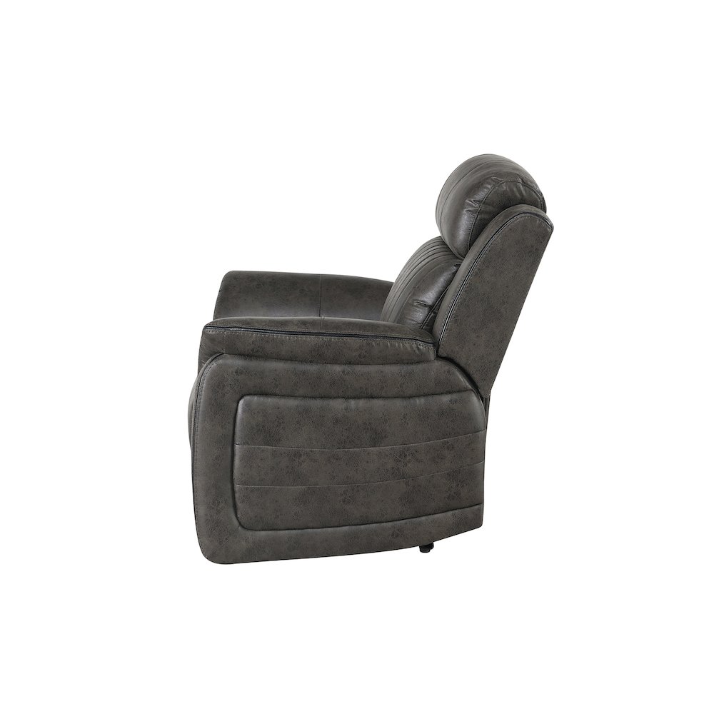 U8517 Grey Glider Recliner. Picture 3