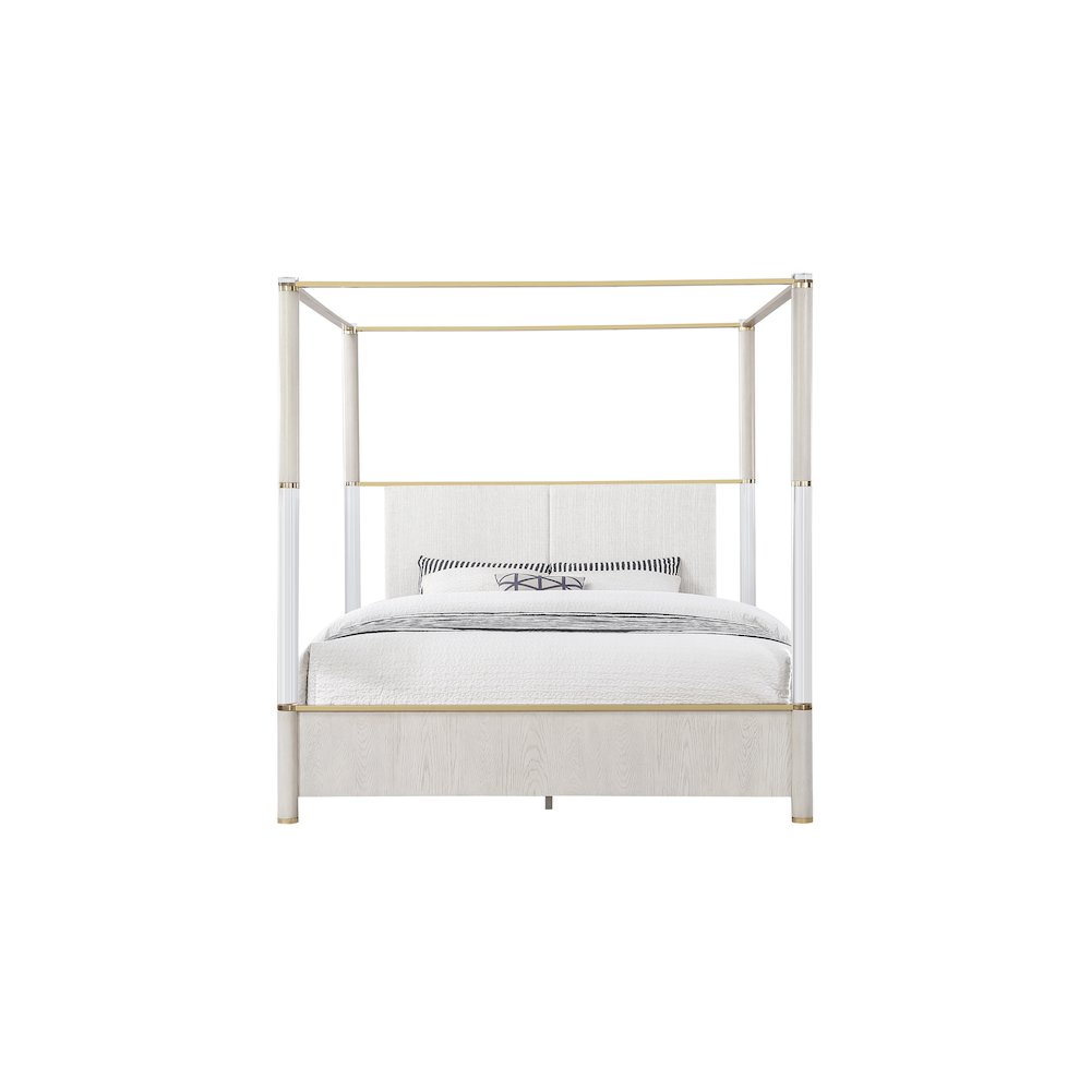 Malmo Oak King Bed. Picture 1