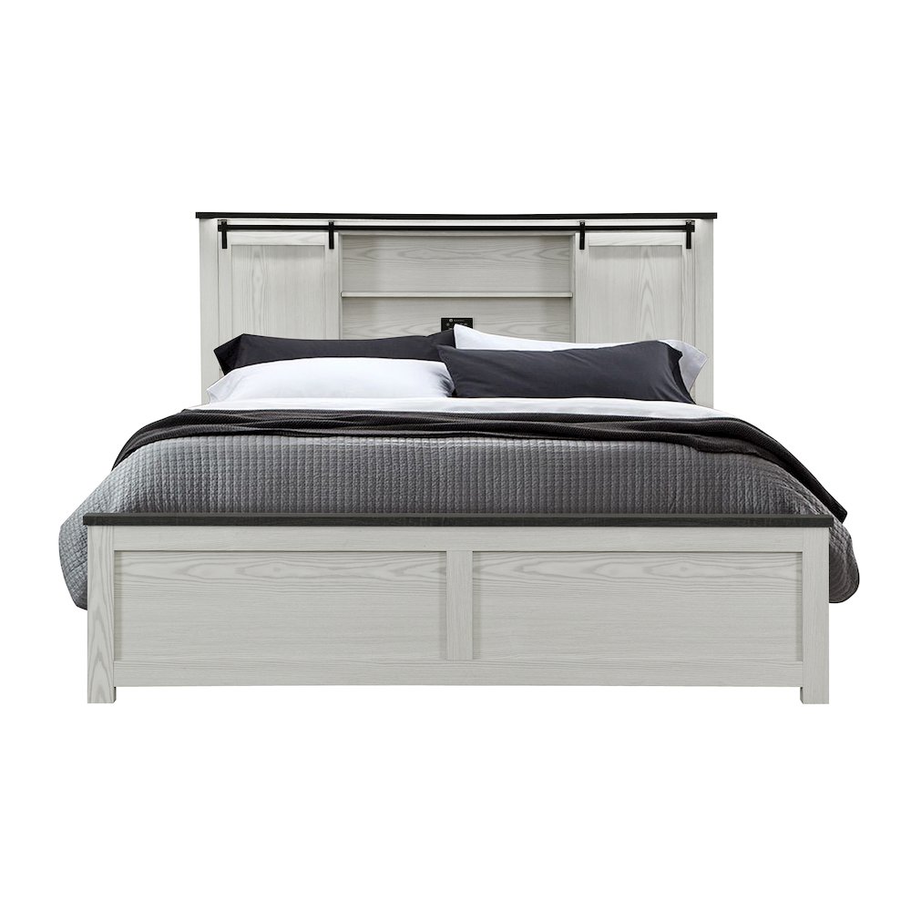 Ava Beige King Bed. Picture 1